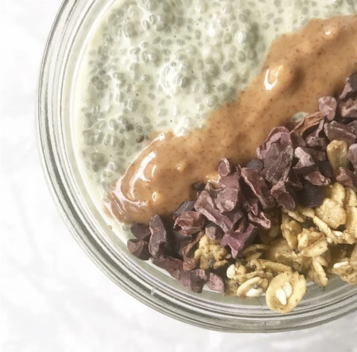Matcha Chia Seed Pudding by Nana Joes Granola - FoodSocial